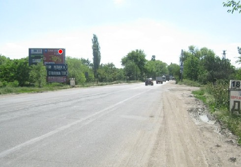 Щит 6x3,  Херсонское шоссе - въезд, 2