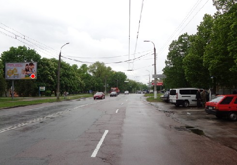 Щит 6x3,  Шевченко ул., 105, гостиница Профсоюзная