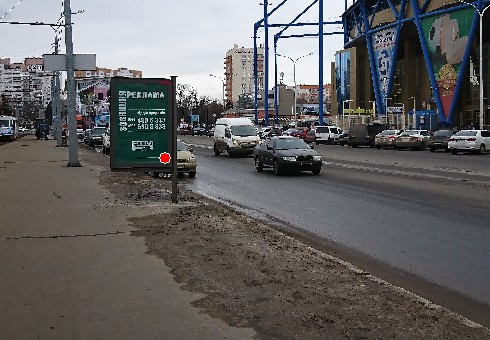 Сітілайт 1.2x1.8,  Плехановская ул. - Державинская ул.