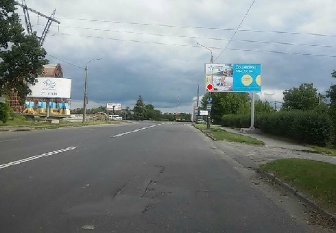 Щит 6x3,  Дубновская ул., перед кольцом, выезд на г. Дубно