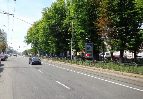 Сітілайт 1.2x1.8,  Пирогова ул. [№20] (сквер)