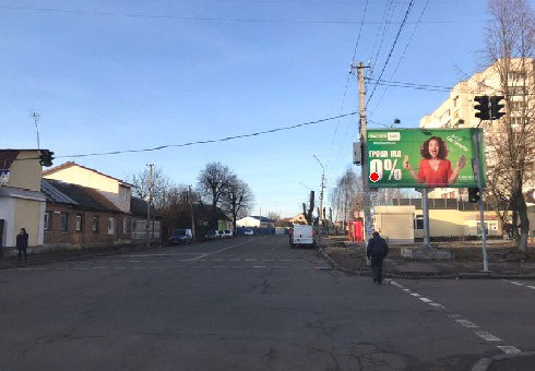 Щит 6x3,  Небесной сотни ул. - Л. Украинки ул., 59