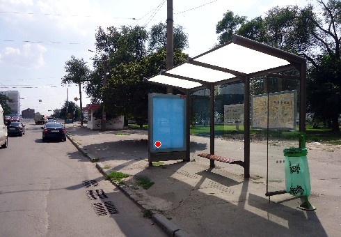 Сітілайт 1.2x1.8,  Университетская ул., 37-39 напротив (остановка)