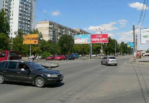 Щит 6x3,  Семена Палия ул., 82 -  Марсельская ул.