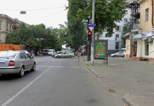 Сітілайт 1.2x1.8,  Екатерининская ул., 80 - М. Арнаутская ул.