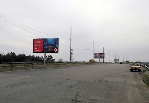 Щит 6x3,  Левобережная ул., мост через Днепр