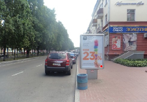 Сітілайт 1.2x1.8,  Мира пр., 24, магазин Ювелирный