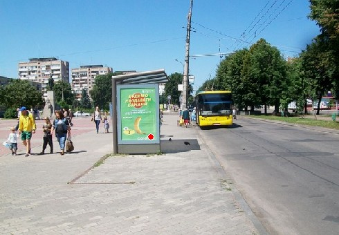 Сітілайт 1.2x1.8,  Шевченко б-р., 234, Драмтеатр (остановка)
