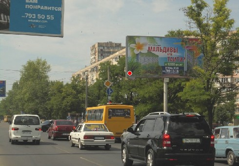 Щит 6x3,  Семена Палия ул., 82 -  Марсельская ул.