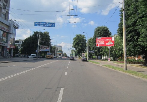 Щит 6x3,  Академика Грушевского ул.- Гагарина ул.