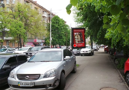 Сітілайт 1.2x1.8,  Жилянская ул., 75 (напротив)