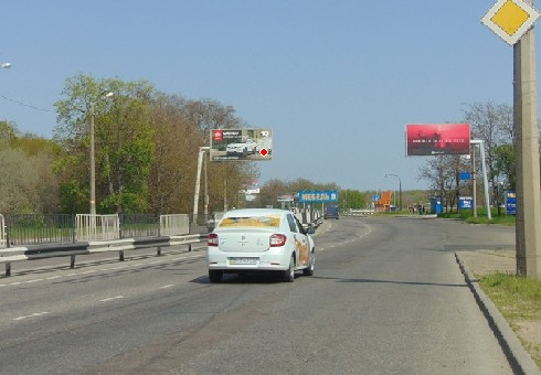 Щит 6x3,  Овидиопольськая дорога, Клеверний мост (№3)