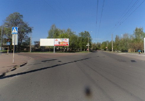 Щит 6x3,  Днепровская ул. - Гагарина ул., от центра, правый
