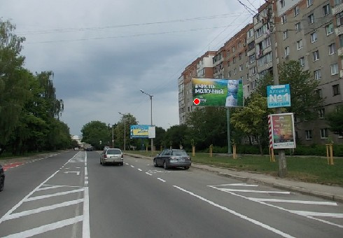 Щит 6x3,  Иоанна Павла ІІ ул., 9 (ранее Строителей ул.)