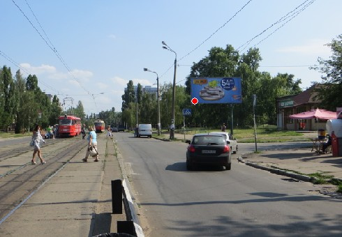 Щит 6x3,  Курнатовского ул. - Микитенко ул., напротив дома №15