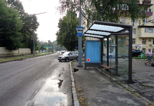Сітілайт 1.2x1.8, Броненосца Потемкина ул. - Московский пр., 96 (остановка) Сітілайт 1.2x1.8, Броненосца Потемкина ул. - Московский пр., 96 (остановка)