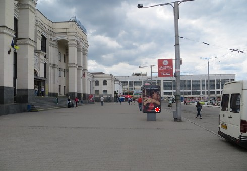 Сітілайт 1.2x1.8,  Привокзальная пл.