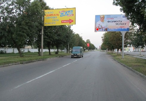 Щит 6x3,  Луганская ул., между пр-том Красной Калины и ул. Зелёной