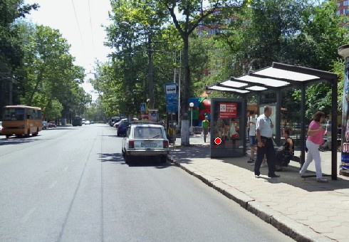 Сітілайт 1.2x1.8,  Шевченко пр., Политехнический институт, McDonalds (остановка)
