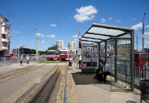 Сітілайт 1.2x1.8,  Защитников Украины пл. - Московский пр. (остановка)