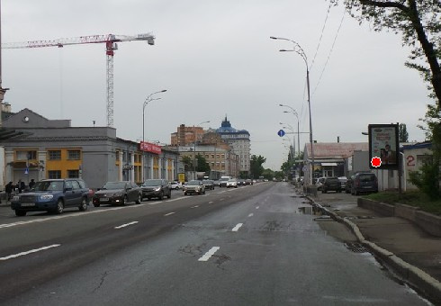 Сітілайт 1.2x1.8,  Набережно-Крещатицкая ул., 58 (напротив)