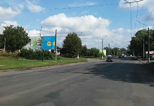 Щит 6x3,  Владимирская ул , конечная троллейбусов