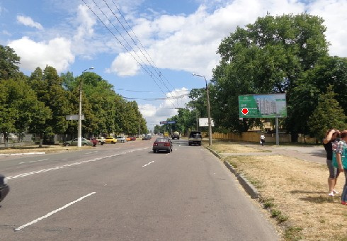 Щит 6x3,  Шевченко ул., 105, гостиница Профсоюзная
