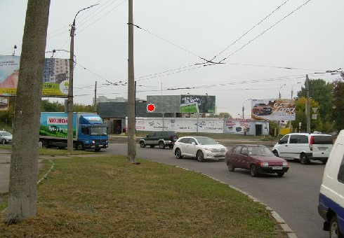 Щит 6x3,  Одесская ул. - Грушевского ул. (слева)