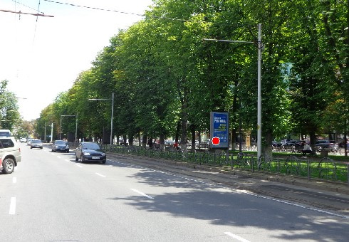 Сітілайт 1.2x1.8,  Пирогова ул. [№11] (сквер)