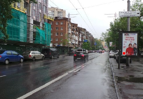 Сітілайт 1.27x1.86,  Жилянская ул., 68 (напротив)