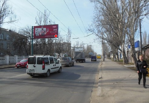 Щит 6x3,  Николаевское шоссе - Железнодорожная ул.