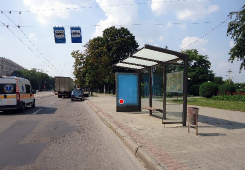 Сітілайт 1.2x1.8,  Московский пр. - Ак. Павлова ул. (остановка)