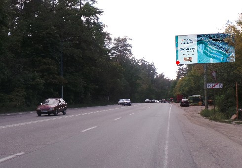 Щит 6x3,  Гостомельское шоссе, 300м до перекрестка с Городской ул.