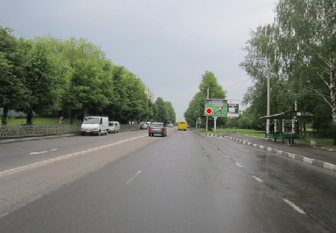 Щит 6x3,  Макарова ул. - Юбилейная ул. (дорога в "Метро")