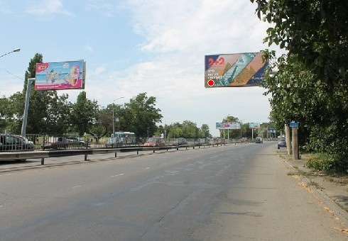 Щит 6x3,  Овидиопольськая дорога, Клеверний мост (№3)