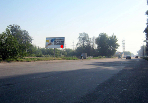 Щит 6x3,  Днепропетровская ул., ж/д станция "Баглий"