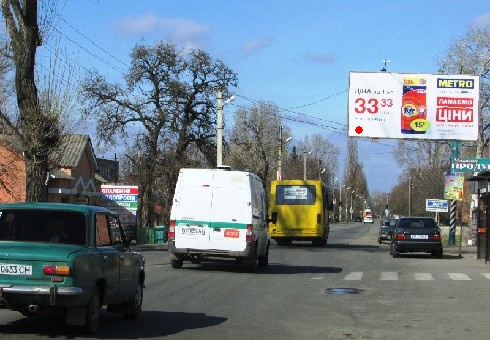 Щит 6x3,  Сакко ул. - Громадская ул.