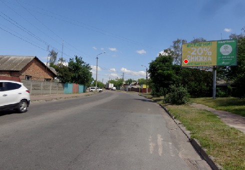 Щит 6x3,  Киевская ул., 47  - Любомира Боднарука ул., из центра