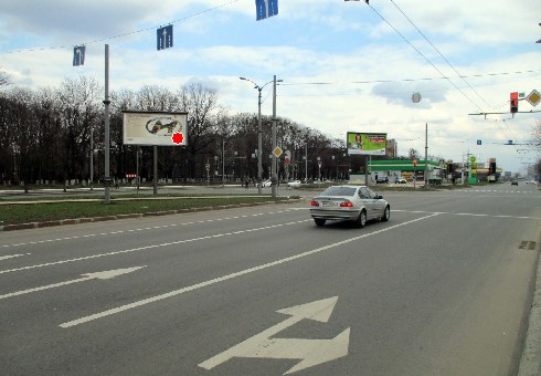 Щит 6x3,  Московский пр. - Морозова ул. (из центра)
