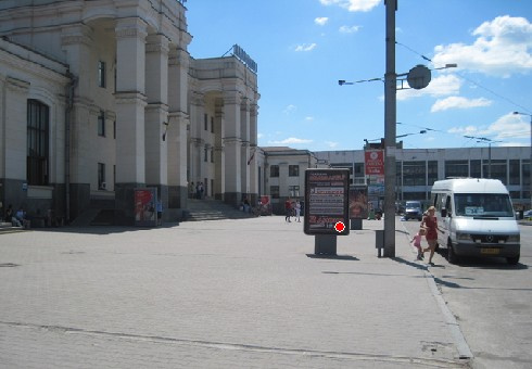Сітілайт 1.2x1.8,  Привокзальная пл.