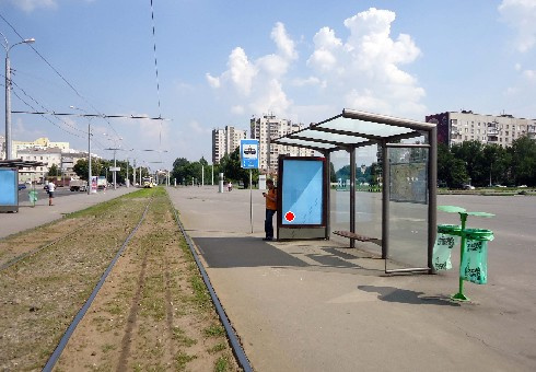 Сітілайт 1.2x1.8,  Плехановская ул. - Плехановский пер. (остановка)