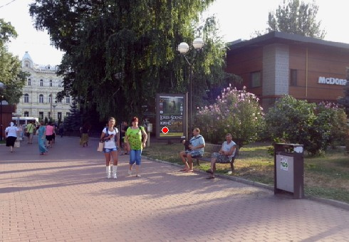 Сітілайт 1.2x1.8,  Привокзальная пл., 1-А, аллея
