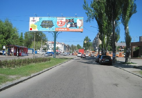 Щит 6x3,  Днепровская  ул. - Почтовая ул., Свободы пл.