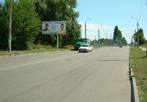 Щит 6x3,  Чигиринская ул., в районе ЖД переезда